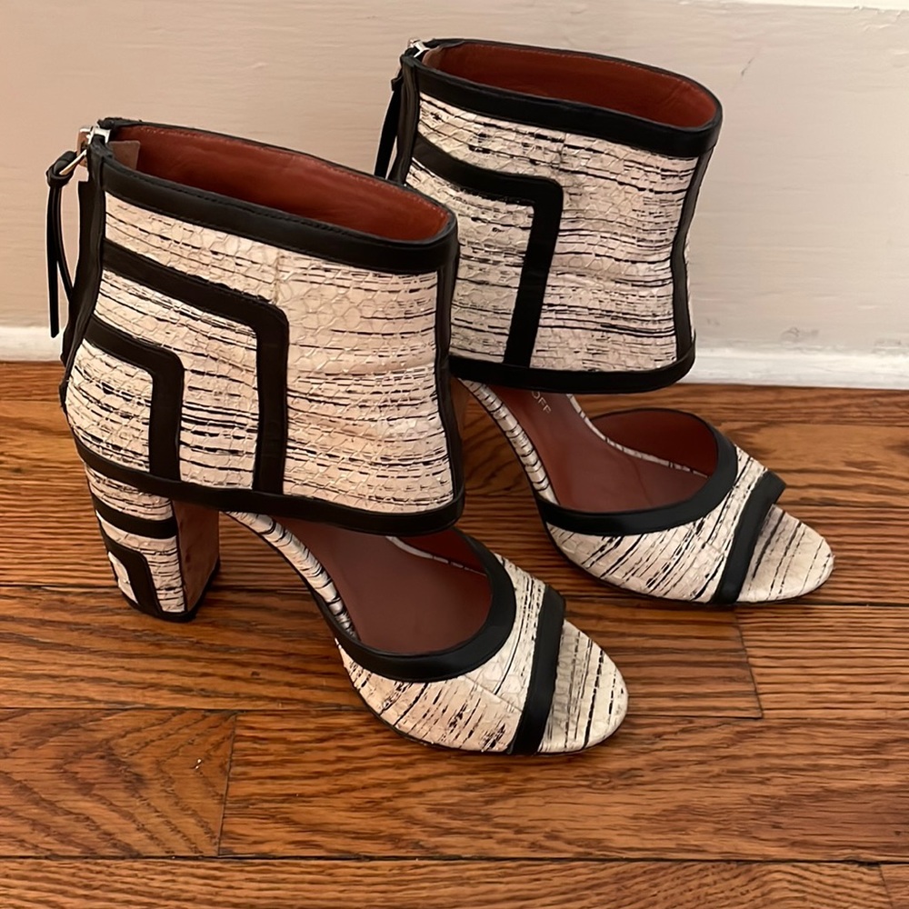 Rebecca Minkoff block sandal heels